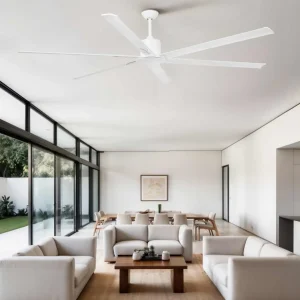 Ventilateur de plafond ANDROS Ø 2130 mm blanc